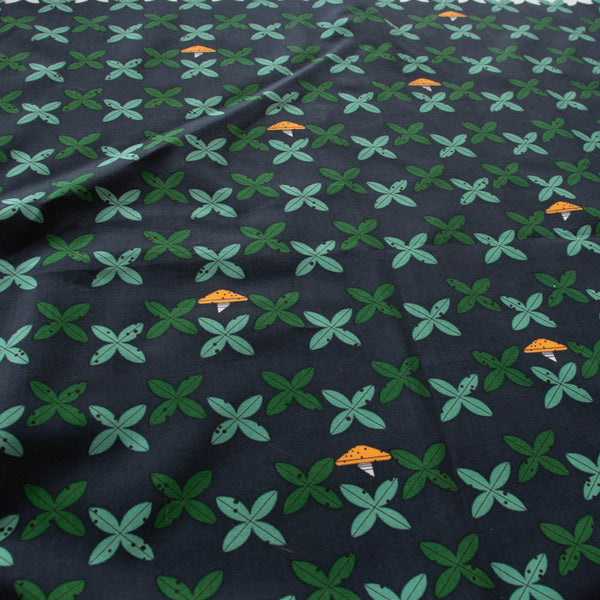 ORGANIC COTTON - Birch Organic Fabric Poplin - Charley Harper Glacier Bay: Palm Shrooms