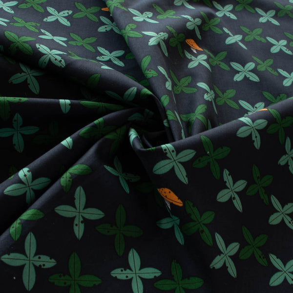 ORGANIC COTTON - Birch Organic Fabric Poplin - Charley Harper Glacier Bay: Palm Shrooms