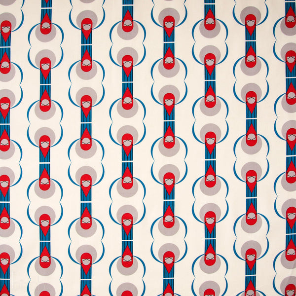 ORGANIC COTTON - Birch Organic Fabric Poplin - Charley Harper Discovery Place Red Crested Cardinal