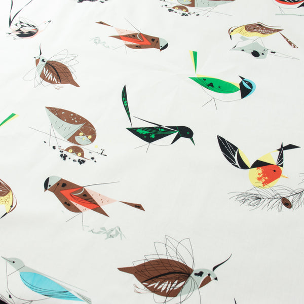 ORGANIC COTTON - Charley Harper Western Birds - Western Birds Main poplin