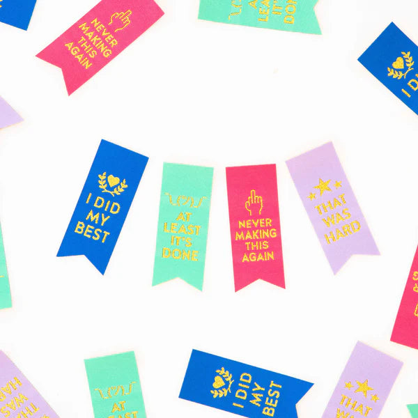 Sarah Hearts Labels - Sarcastic Award Ribbon Multipack Labels