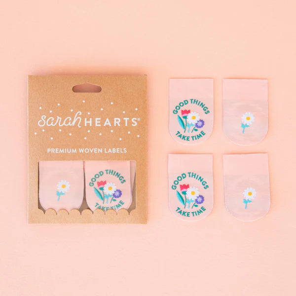 Sarah Hearts Labels - Good Things Take Time
