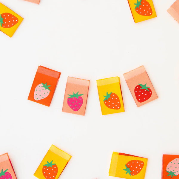 Sarah Hearts Labels - Strawberry Multipack