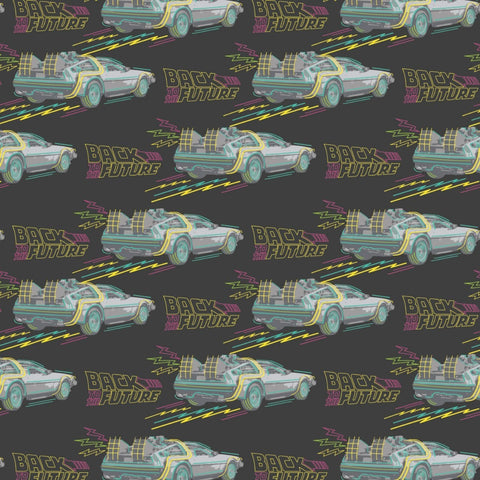 LICENSED COTTON - Back To The Future - No Roads Grey