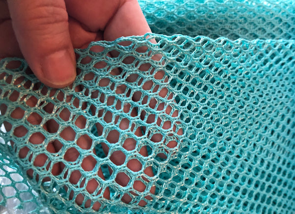 ***60" WIDE MESH - TEAL - (1/2 yard)