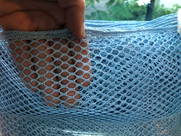 ***60" WIDE MESH - BLUE - (1/2 yard)