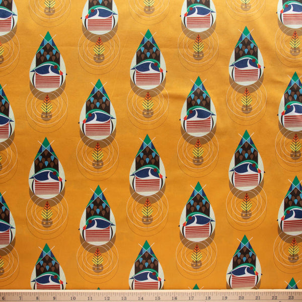 ORGANIC COTTON - Charley Harper Harvest Vol. 1 - Best Dressed poplin - Birch Organic Fabric