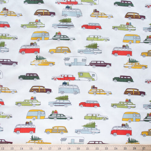 ORGANIC COTTON - Camp Holiday River Rally Poplin - Birch Organic Fabric