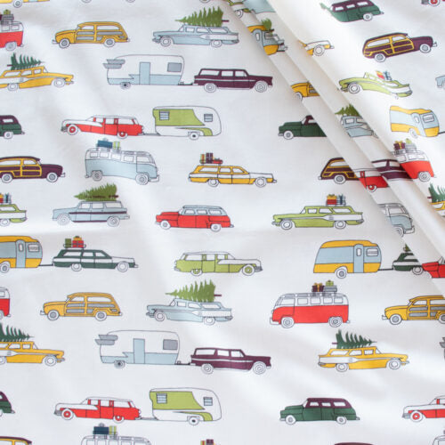 ORGANIC COTTON - Camp Holiday River Rally Poplin - Birch Organic Fabric