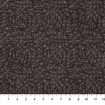COTTON - FIGO fabrics - Forest Fable - Brown Arrows
