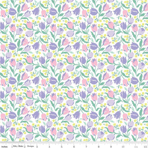 COTTON - Liberty Fabrics - London Parks Tulip Triumph B