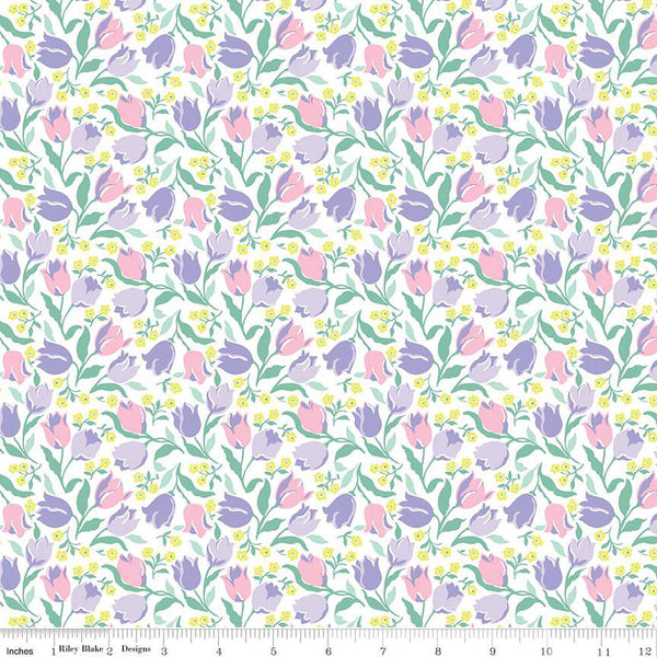 COTTON - Liberty Fabrics - London Parks Tulip Triumph B