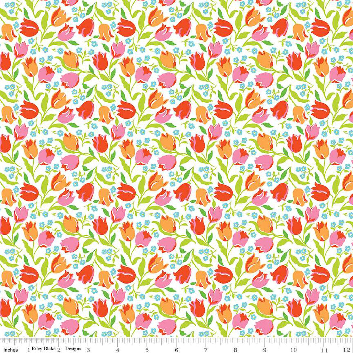 COTTON - Liberty Fabrics - London Parks Tulip Triumph C