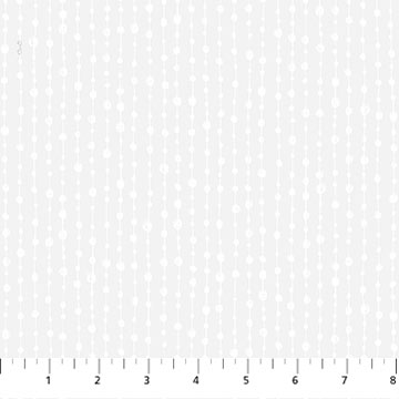 COTTON - Patrick Lose - Basically Black and White 2 - WHITE Beaded Stripe