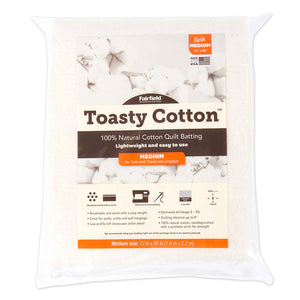 Toasty Cotton Batting TWIN 72 x 90"