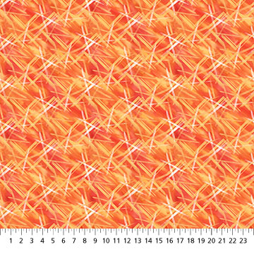 COTTON - Northcott - Winter Sports - Orange Texture