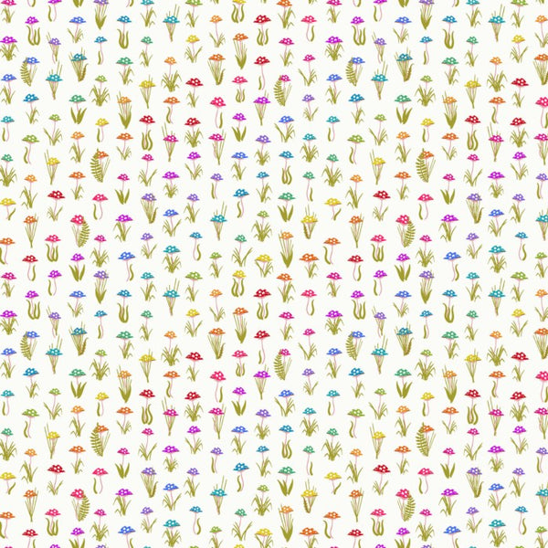 COTTON - Andover - Color Wheel Mushroom Parade - DAY - Alison Glass