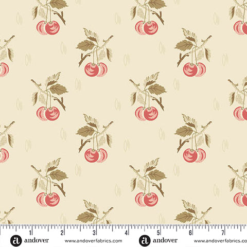 COTTON - Andover - Lighthouse Cerise - Sunkissed Sands