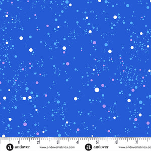 COTTON - Andover - Century Prints Deco Frost Snowfall Flurries - Giucy Giuce