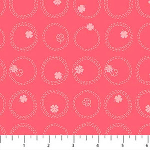 COTTON - FIGO fabrics - Lucky Charms Basics - Watermelon Clover
