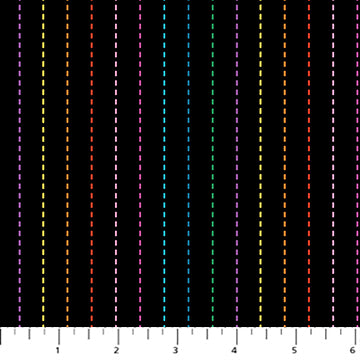 COTTON - FIGO fabrics - Dusk - Black Multi Stripes