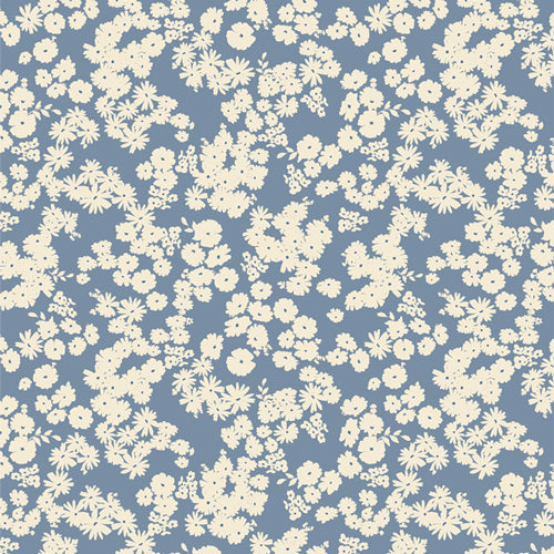 COTTON - Art Gallery Fabrics - A Year in Petals - Smoky Blossoms Cloud