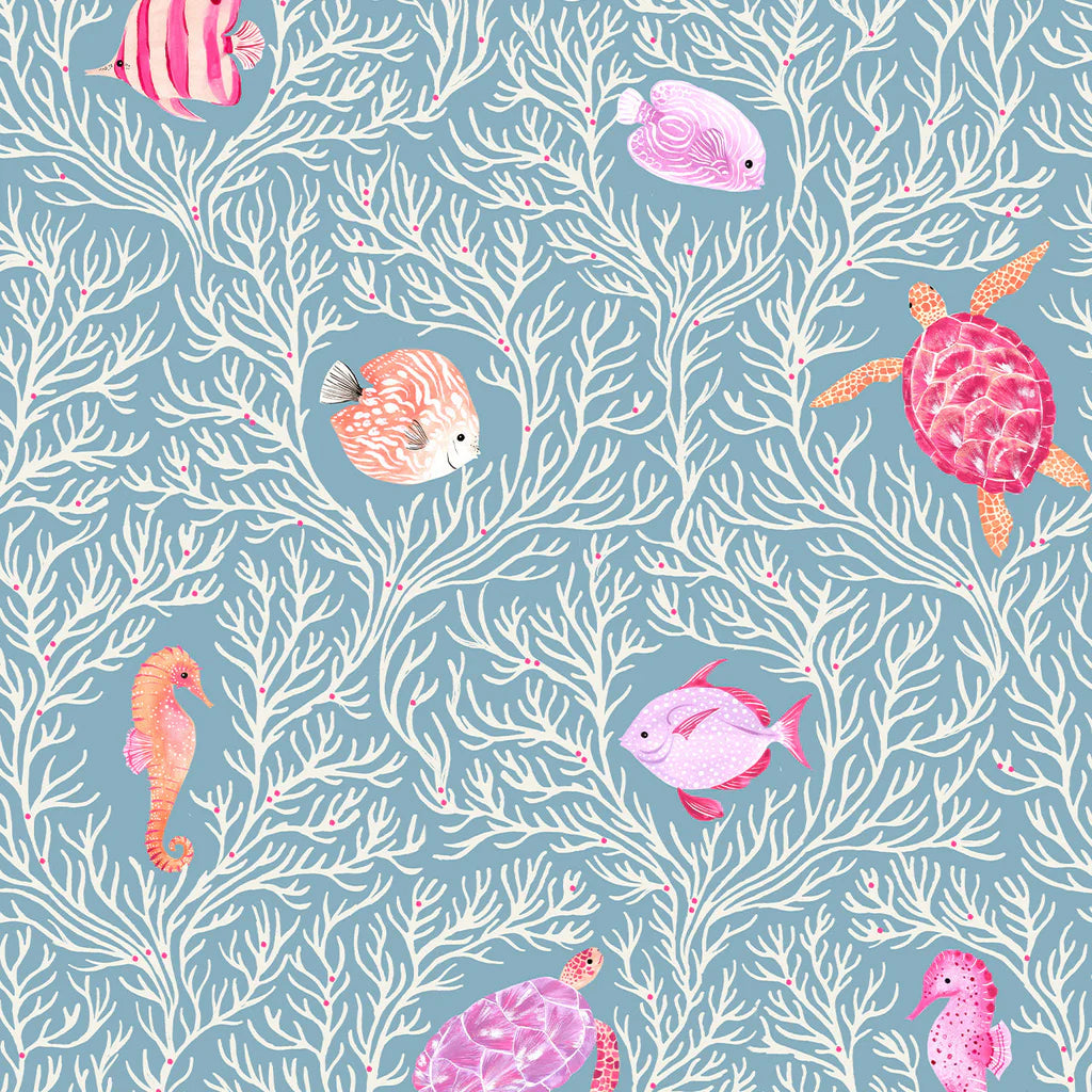 COTTON - Dashwood Studios - Coral Coast - Coral friends