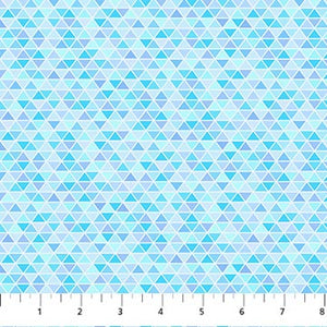 Flannel  - 100% Cotton - Northcott - Feelin' Frosty - Blue Icy (1/2 yard)