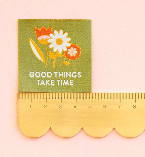 Sarah Hearts Labels - Good Things Take Time