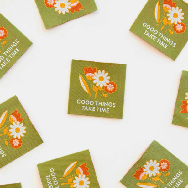 Sarah Hearts Labels - Good Things Take Time