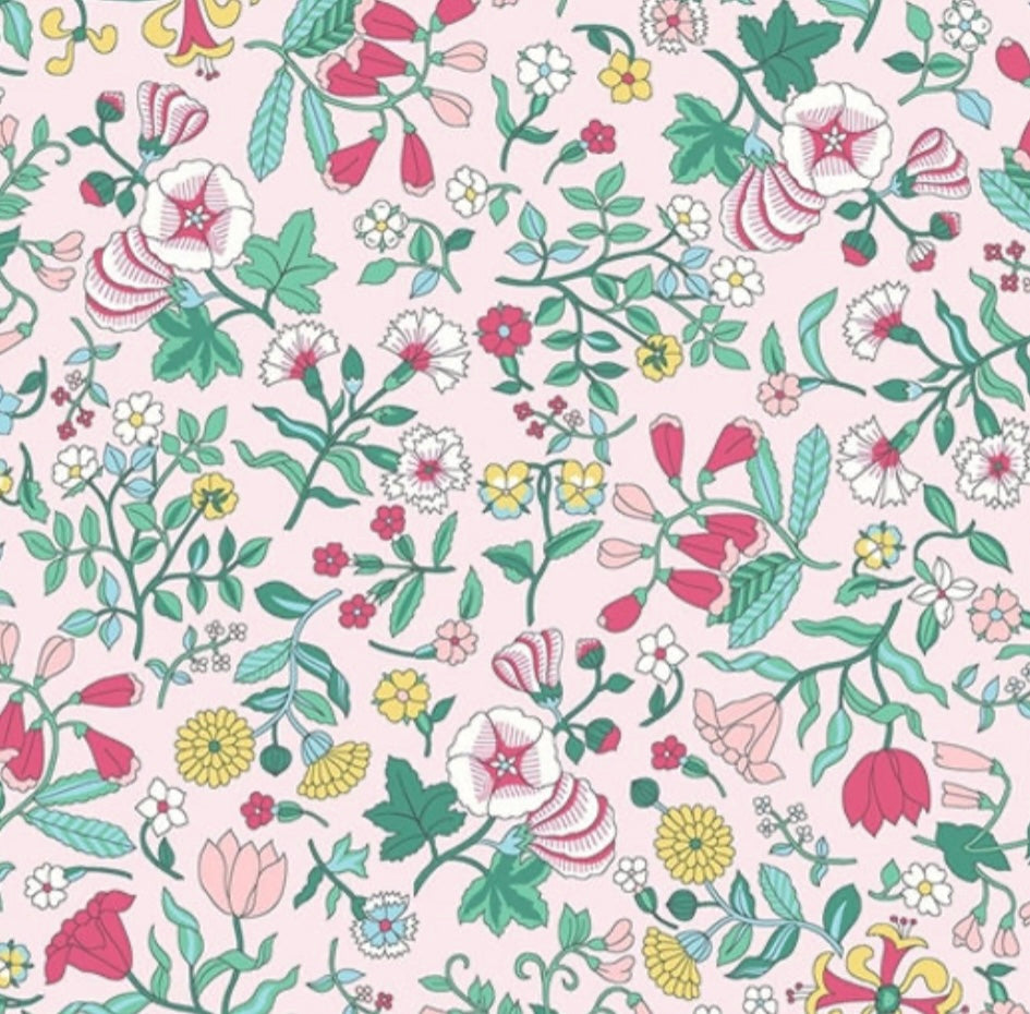 COTTON - Liberty Fabrics - Flower Show Sunrise Wildflower Field C