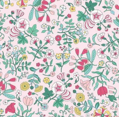 COTTON - Liberty Fabrics - Flower Show Sunrise Wildflower Field C