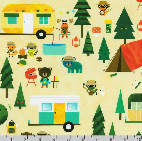 COTTON - Robert Kaufman - Campground Critters - Campers Natural
