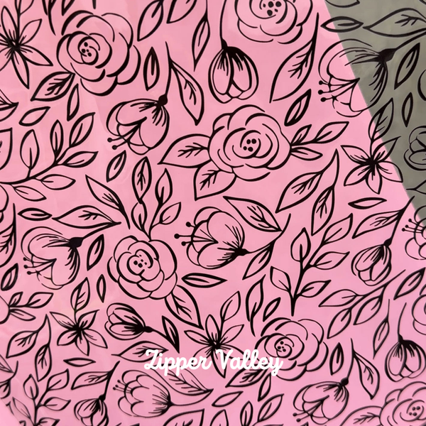 Inked Rose - Clear TPU Vinyl Roll 12” x 52”