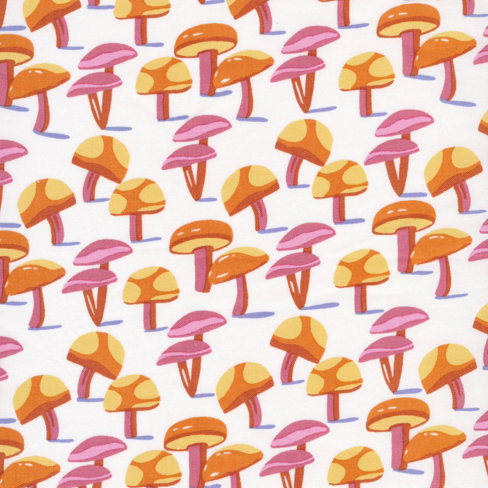 ORGANIC COTTON - Cloud 9 fabrics - Comforts of Home - Tara Reed - Mushrooms