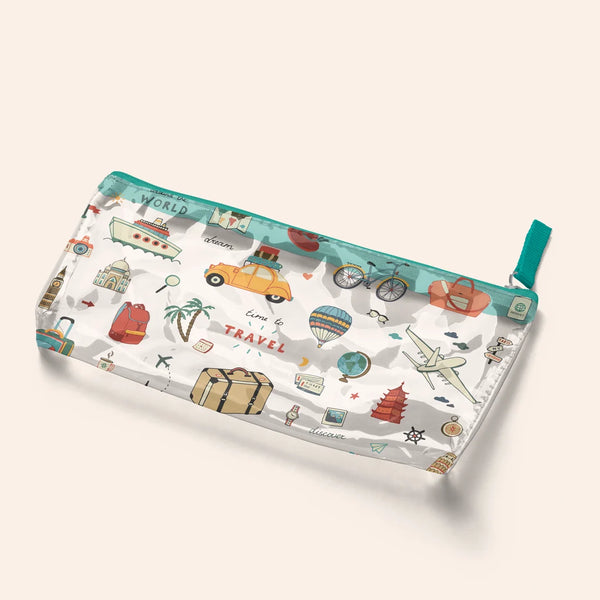 Travel Time - Clear TPU Vinyl Roll 12” x 52”