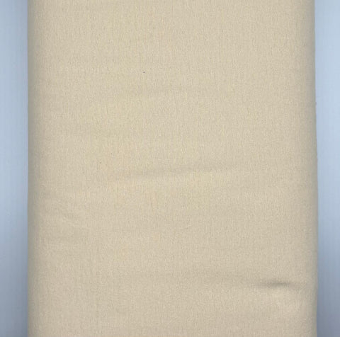 Flannel Solids - 100% Cotton - ALMOND - (1/2 yard)