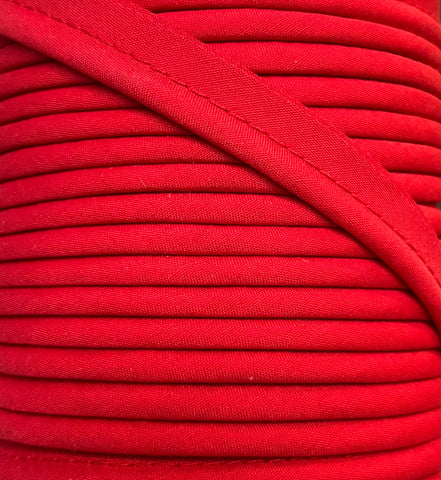 4mm PIPING Poly Cotton 65/35 RED (1/2 yard)