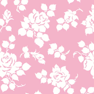 COTTON - Janey - Pink Roses - Clothworks