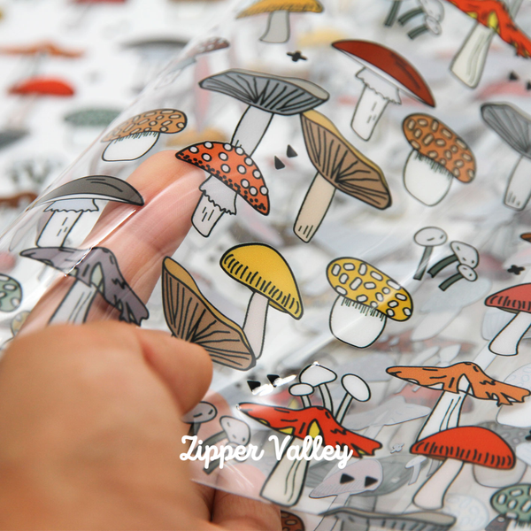 Mushroom Café - Clear TPU Vinyl Roll 12” x 52”