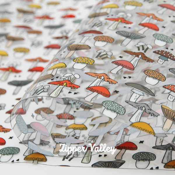 Mushroom Café - Clear TPU Vinyl Roll 12” x 52”