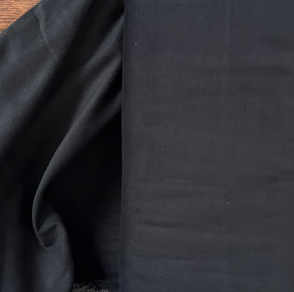 Corduroy - 100% Cotton - 21 Wale - Black