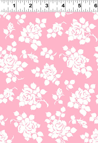 COTTON - Janey - Pink Roses - Clothworks