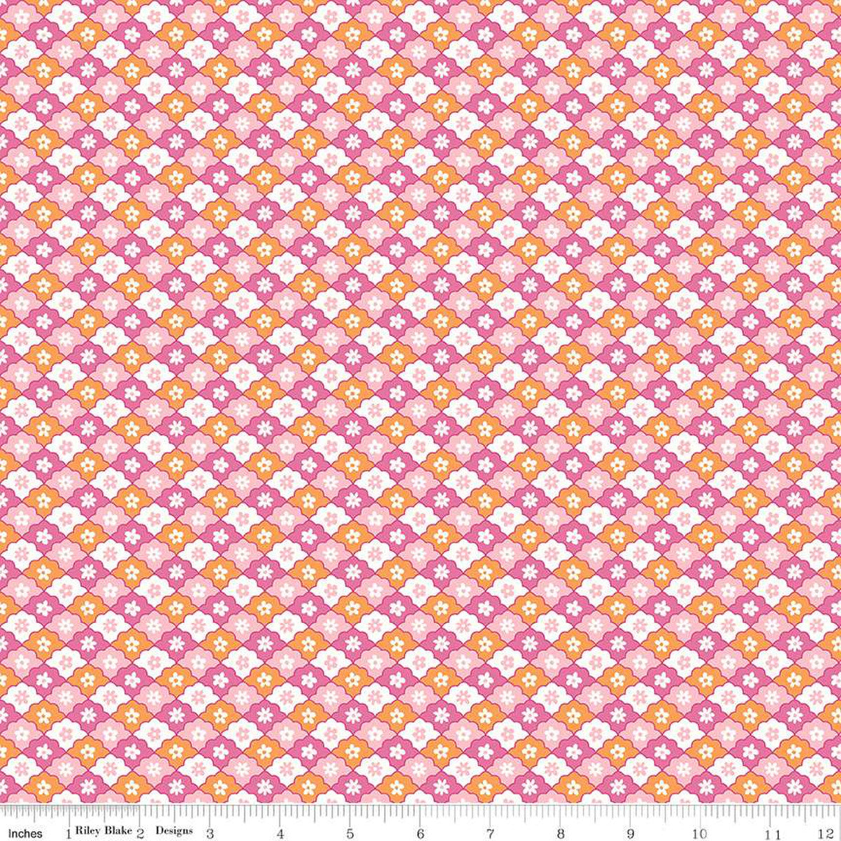 COTTON - Liberty Fabrics by Riley Blake - The Artist's Home Collection Painted Sunset Meadow Daisy B
