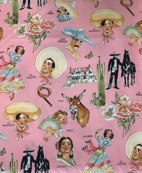 COTTON - Large Scale Print* - Alexander Henry Fabrics - Hacienda - Pink