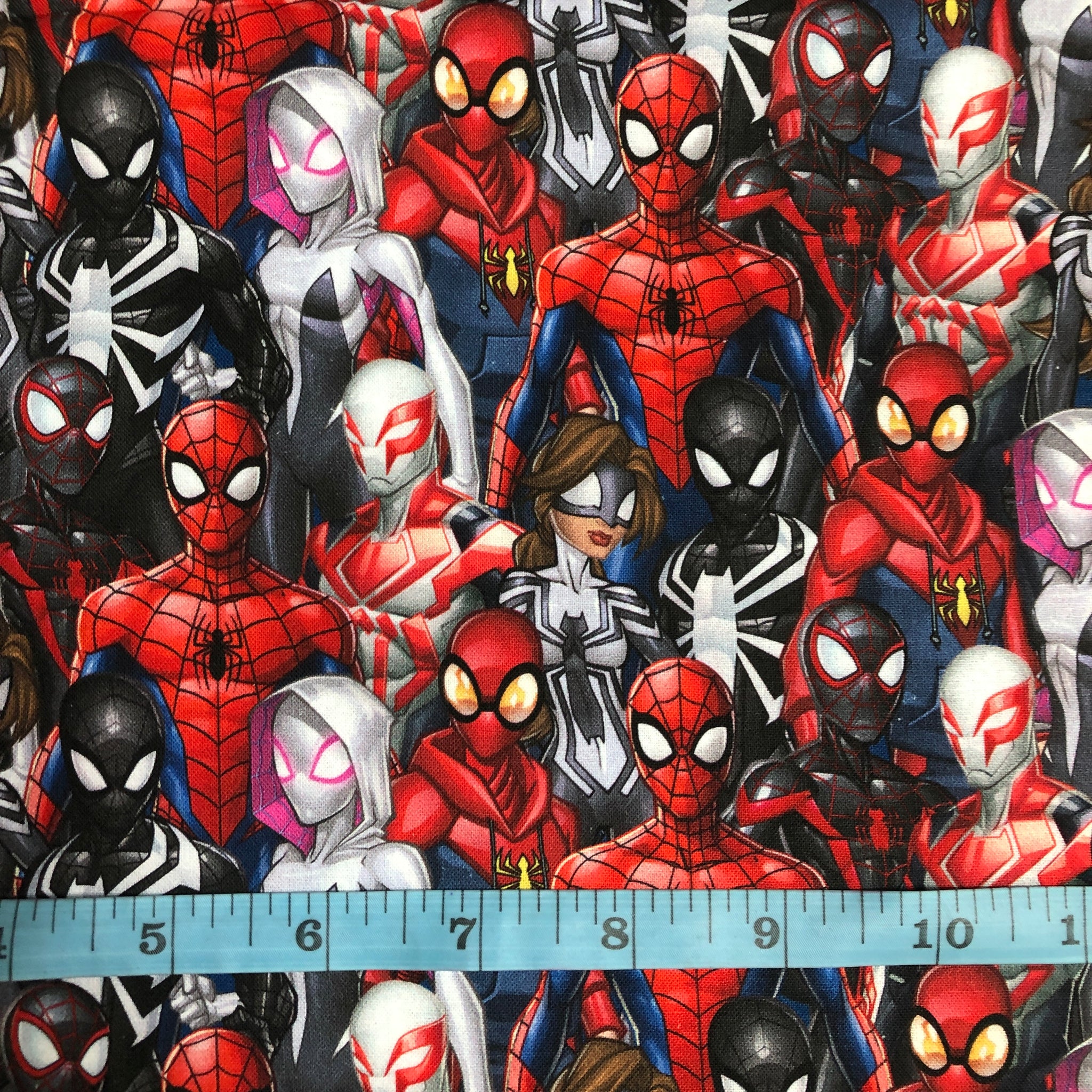 LICENSED COTTON - Digital Marvel Spiderman and Friends