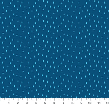 COTTON - FIGO fabrics - Simple pleasure Navy Rain
