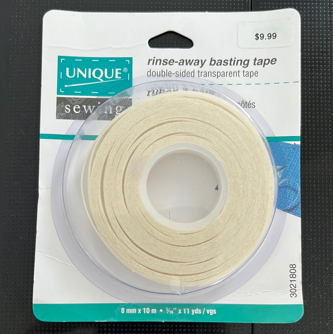 Unique Rinse-away basting tape 8mm x 10m